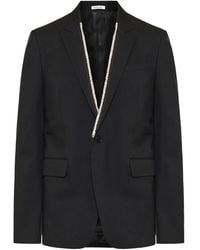 McQueen - Giacca Con Bottone Singolo - Lyst