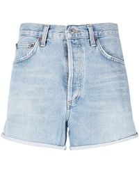 Agolde - Jeans-Shorts mit hohem Bund - Lyst