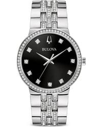Bulova - Crystal 40Mm Watch - Lyst