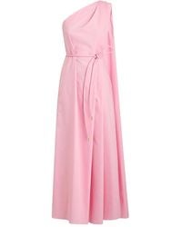 Scanlan Theodore - Parachute One-Shoulder Midi Dress - Lyst