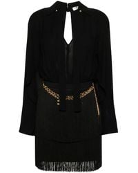 Elisabetta Franchi - V-Neck Dress - Lyst