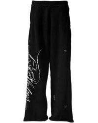 LOSTSHDWS - Distressed Track Pants - Lyst