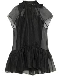 Jonathan Simkhai - Beaux Organza Mini Dress - Lyst