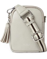Osprey - Tassel-Detail Grained-Leather Shoulder Bag - Lyst