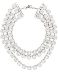 Moschino - Crystal-embellished Draped Necklace - Lyst