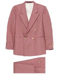 Bagnoli Sartoria Napoli - Double-Breasted Four-Button Suit - Lyst