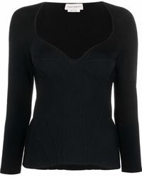 McQueen - Top Met Bh Detail - Lyst