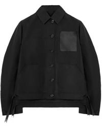 Loewe - Button-Fastening Pocket Jacket - Lyst