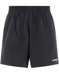Jil Sander - Tech Fabric Bermuda Shorts - Lyst