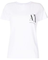 Armani Exchange - T-shirt à logo imprimé - Lyst
