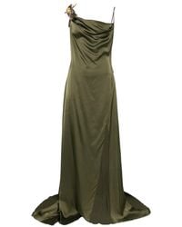 Blumarine - Butterfly-Appliqué Cowl-Neck Dress - Lyst