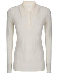A.P.C. - Polo À Design Côtelé - Lyst