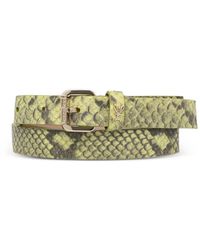 Patrizia Pepe - Ceinture À Effet Peau De Serpent - Lyst