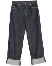Max Mara - Poggio Turn-Up Cuff Jeans - Lyst