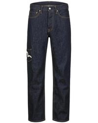 Evisu - Jean À Poches Multiples Et Imprimé Seagull - Lyst
