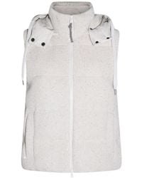 Brunello Cucinelli - Hooded Sequin Embellished Gilet - Lyst