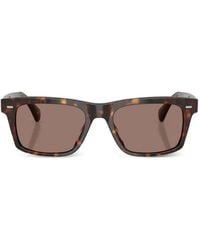 Oliver Peoples - R-16 Square-Frame Sunglasses - Lyst
