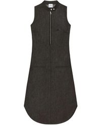 Courreges - Ärmelloses Kleid Mit Reißverschluss - Lyst
