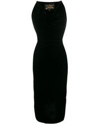 Vivienne Westwood Anglomania Gedrapeerde Jurk - Zwart