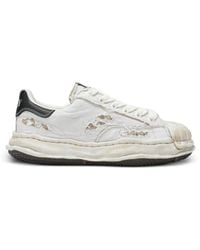 Maison Mihara Yasuhiro - Blakey Og Sole Ripped Lace-Up Sneakers - Lyst