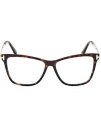 Tom Ford - T-Logo Cat-Eye Glasses - Lyst