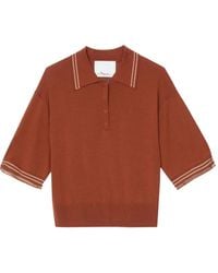 3.1 Phillip Lim - Short-Sleeve Wool Polo Shirt - Lyst