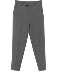 Berwich - Pressed-Crease Turned-Up Trousers - Lyst