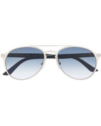Cartier Occhiali da sole modello aviator Decor - Nero