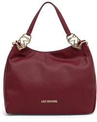 Love Moschino - Logo-Plaque Tote Bag - Lyst