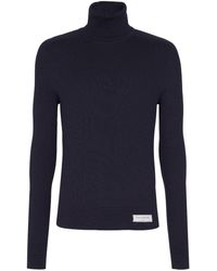 Balmain - Merino Wool High-neck Sweater - Lyst