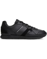 Tommy Hilfiger - Logo-Print Panelled Low-Top Sneakers - Lyst