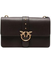 Pinko - Love Birds Leather Cross Body Bag - Lyst