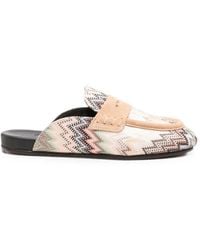 Missoni - Zigzag-Knit Loafers - Lyst