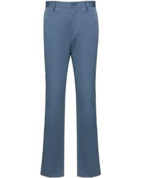 Etro - Mid-rise Twill Chino Trousers - Lyst