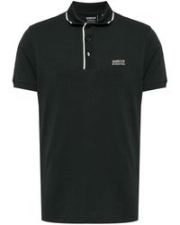 Barbour - Moor Tipped Cotton-piqué Polo Shirt - Lyst
