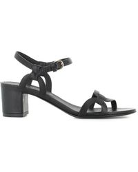 Roberto Del Carlo - Buckle Strap Leather Sandals - Lyst