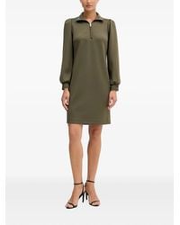Joseph Ribkoff - Quarter-Zip Puff-Sleeve Mini Dress - Lyst
