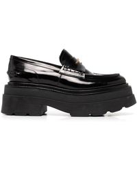Alexander Wang - Chunky Sole Leather Loafers - Lyst