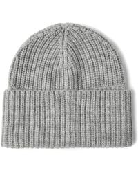 Brunello Cucinelli - Cashmere English Rib-Knit Beanie - Lyst