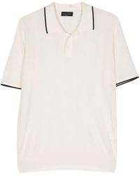 Roberto Collina - Open-knit Polo Shirt - Lyst