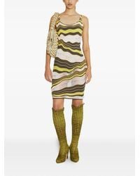 Isa Boulder - Wave-Knit Midi Dress - Lyst