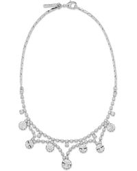 Alessandra Rich - Crystal-Embellished Choker Necklace - Lyst