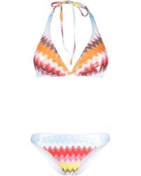 Missoni - Zigzag-print Triangle-cup Bikini - Lyst