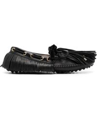 13 09 SR - Puli Fringe-Detail Leather Loafers - Lyst