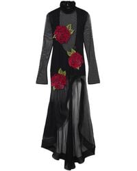 Blumarine - Sequin-Embroidered Maxi Dress - Lyst
