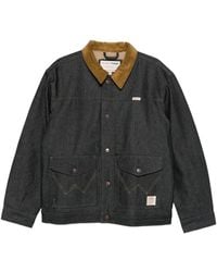 Filson - X Wrangler Work Veste En Jean À Col Côtelé - Lyst