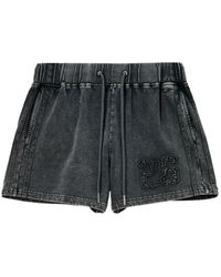 Mini Cream - Faded Drawstring Shorts - Lyst