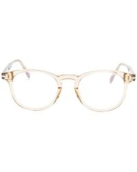 Tom Ford - Clear Pantos-Frame Glasses - Lyst