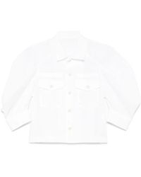 Sacai - ポプリン シャツ - Lyst
