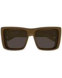 Saint Laurent - Sl 900 Howl Rectangle-Frame Sunglasses - Lyst